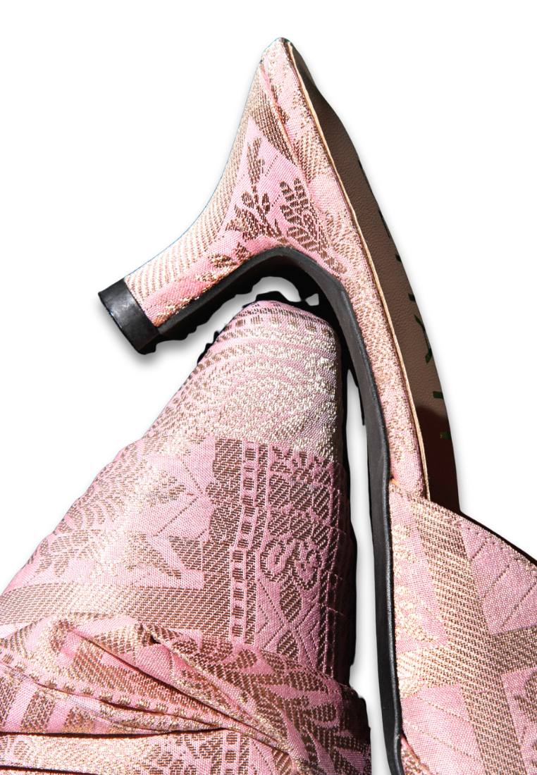 Saree Heels (Pink) - BEHATI x SURI