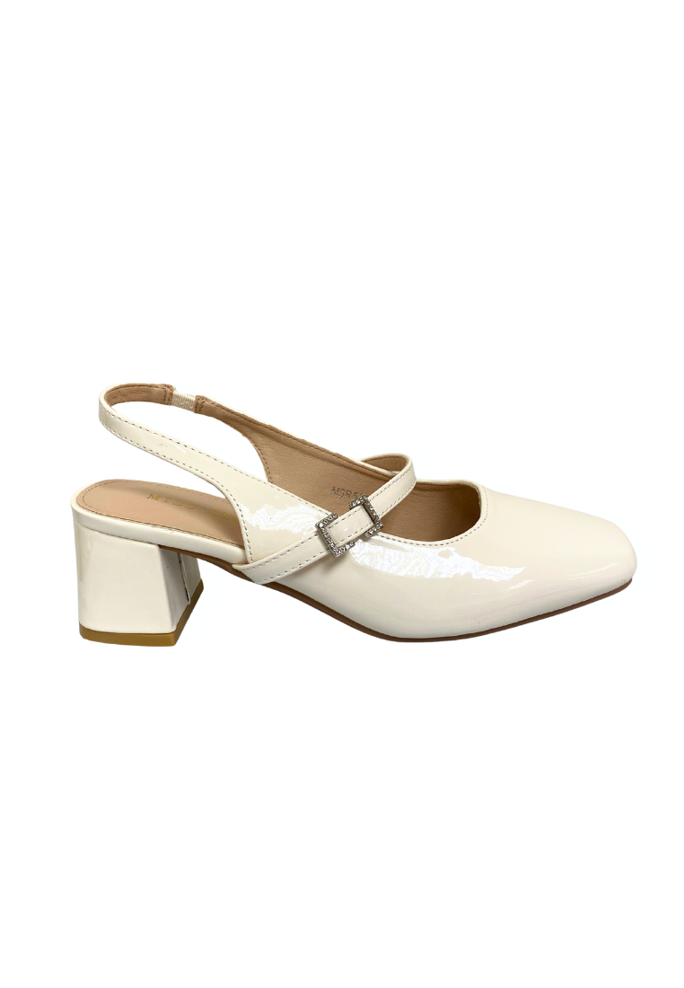 Marie heels by Miss Suri - Off-white