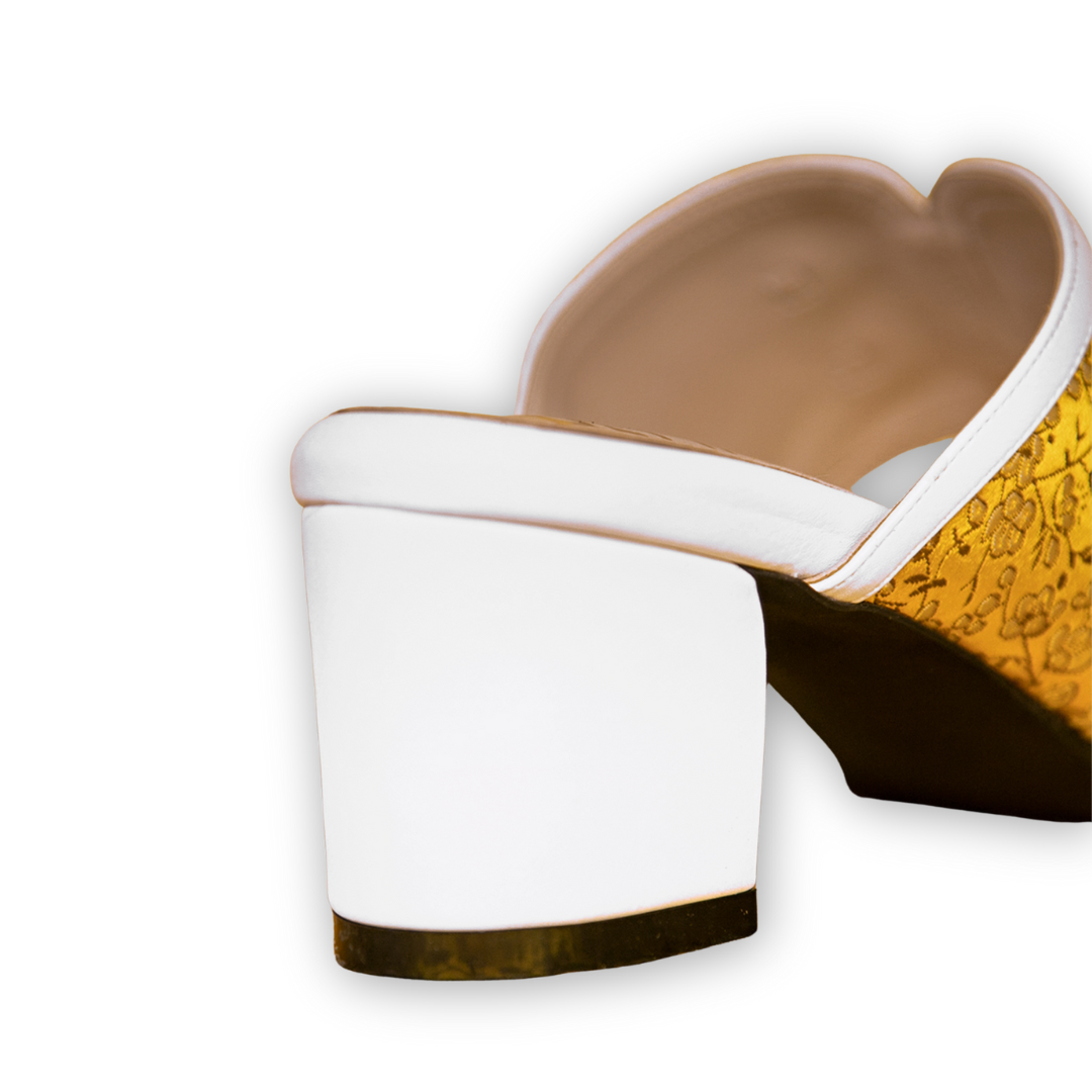 Bunga Emas Pankou Heels (Yellow) - BEHATI x SURI