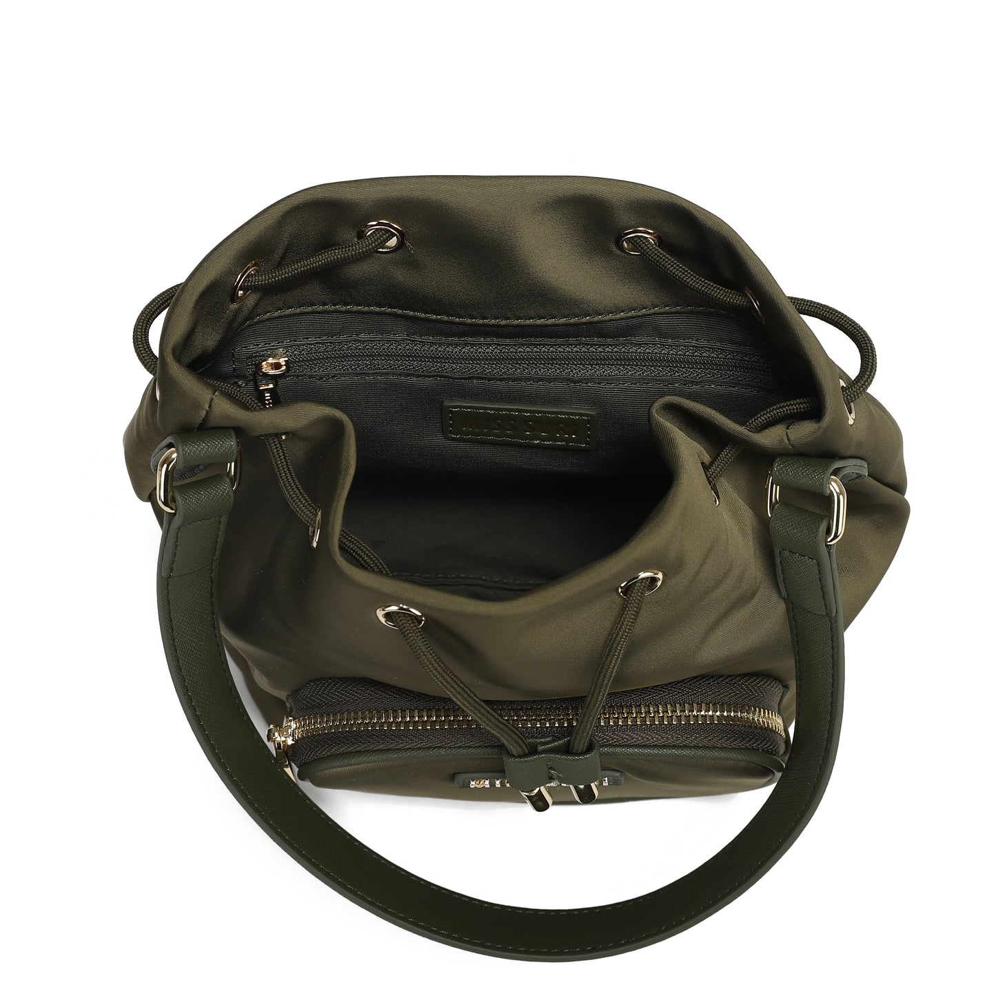 Rennie bucket bag by Miss Suri - Army Green