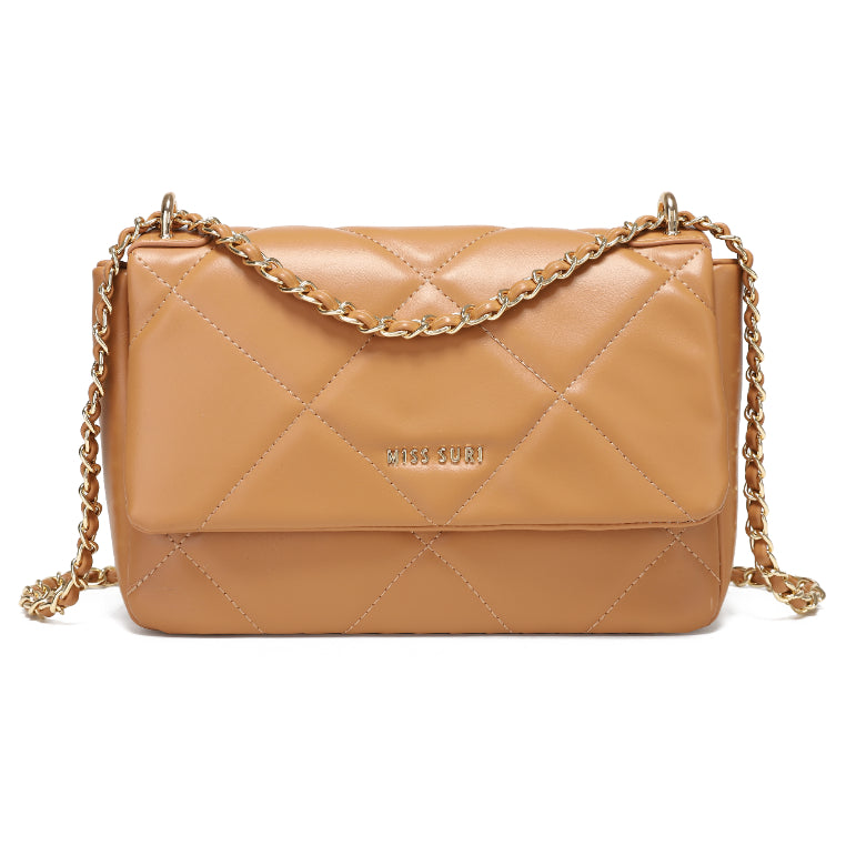 Sofia sling bag by Miss Suri - Brown