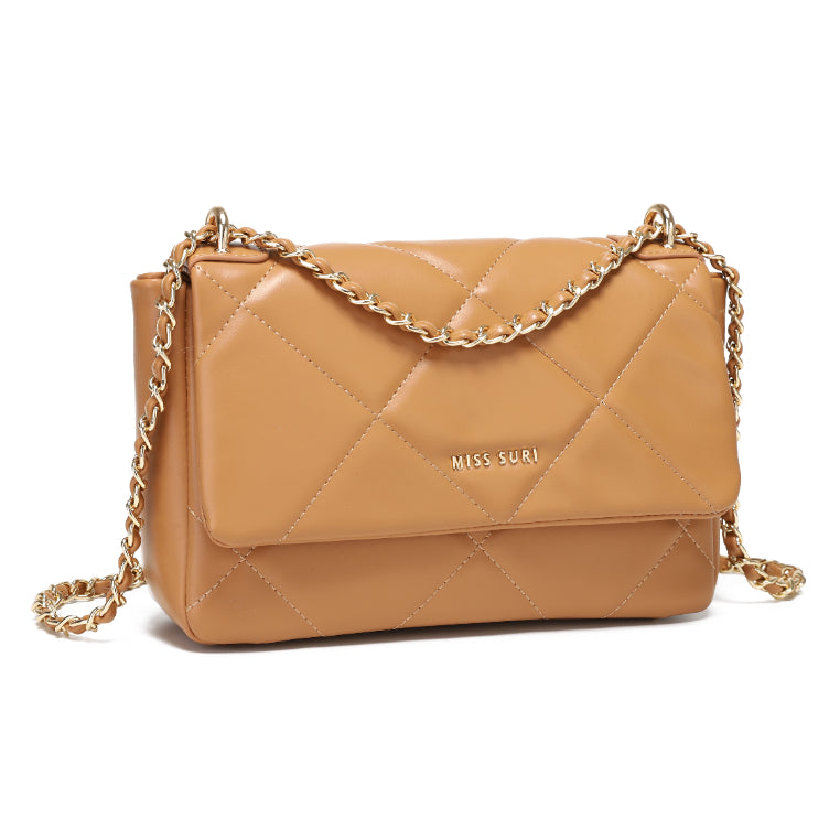 Sofia sling bag by Miss Suri - Brown