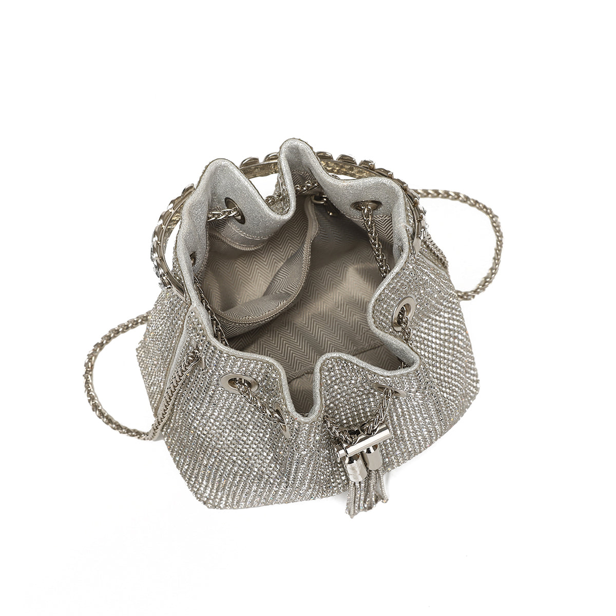 Silver dinner bag by IntanSuri
