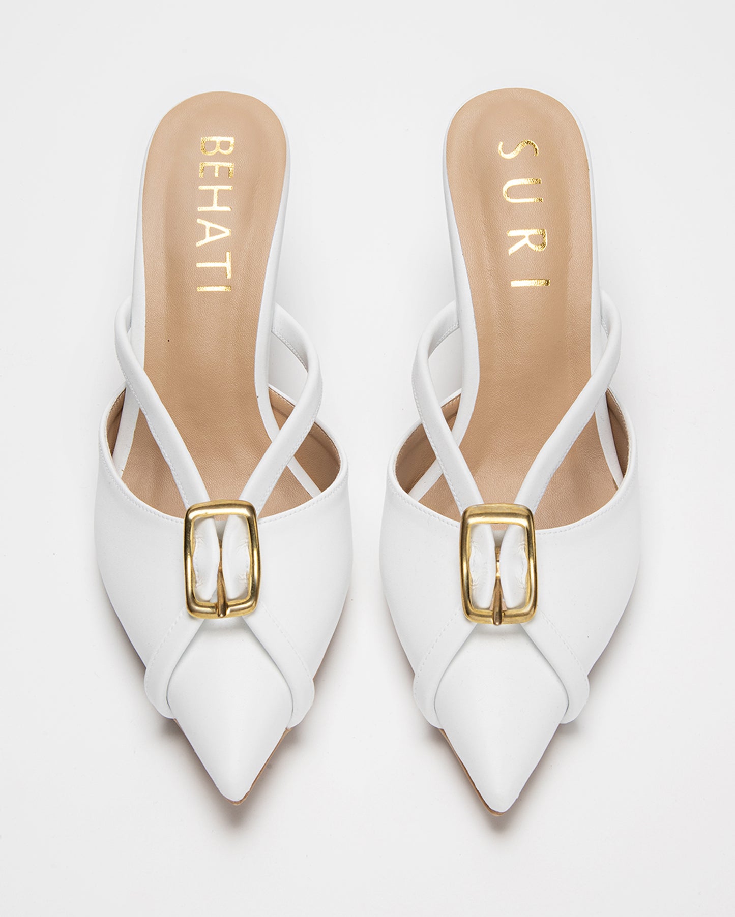 Capal Heel (White) - BEHATI x SURI