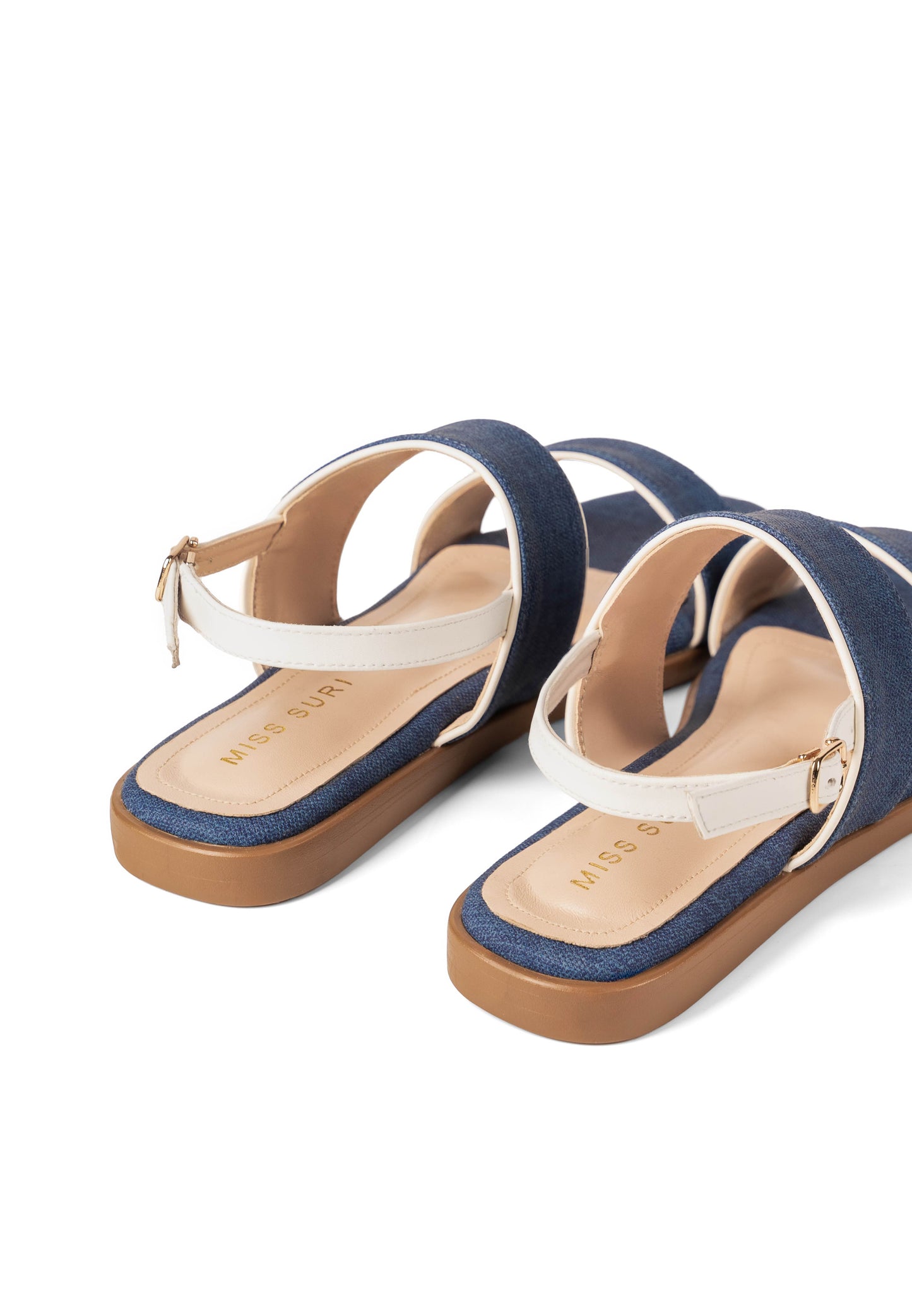 Denim Strap Sandals by Miss Suri