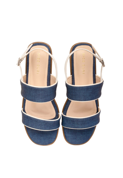 Denim Strap Sandals by Miss Suri