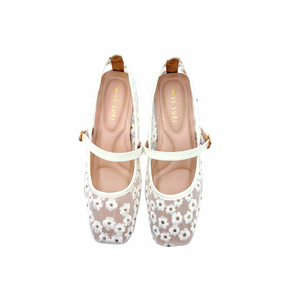 Della Ballet Flats - Black