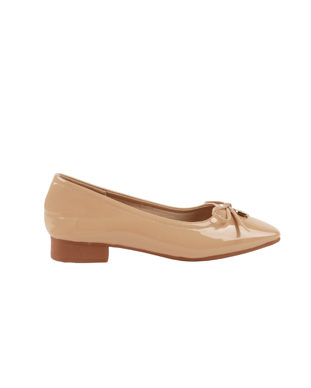 Dolly Dreams Bow Flat by Miss Suri- Nude