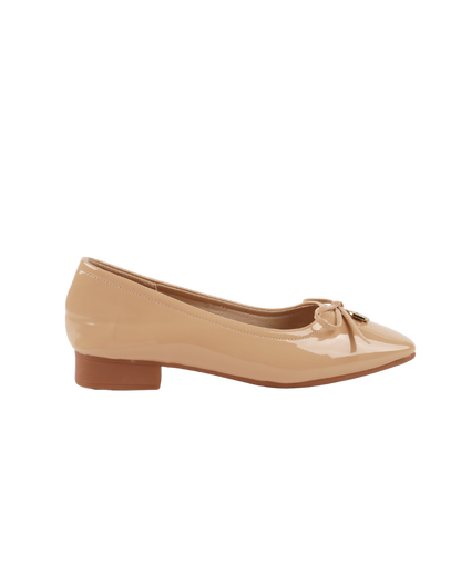 Dolly Dreams Bow Flat by Miss Suri- Nude