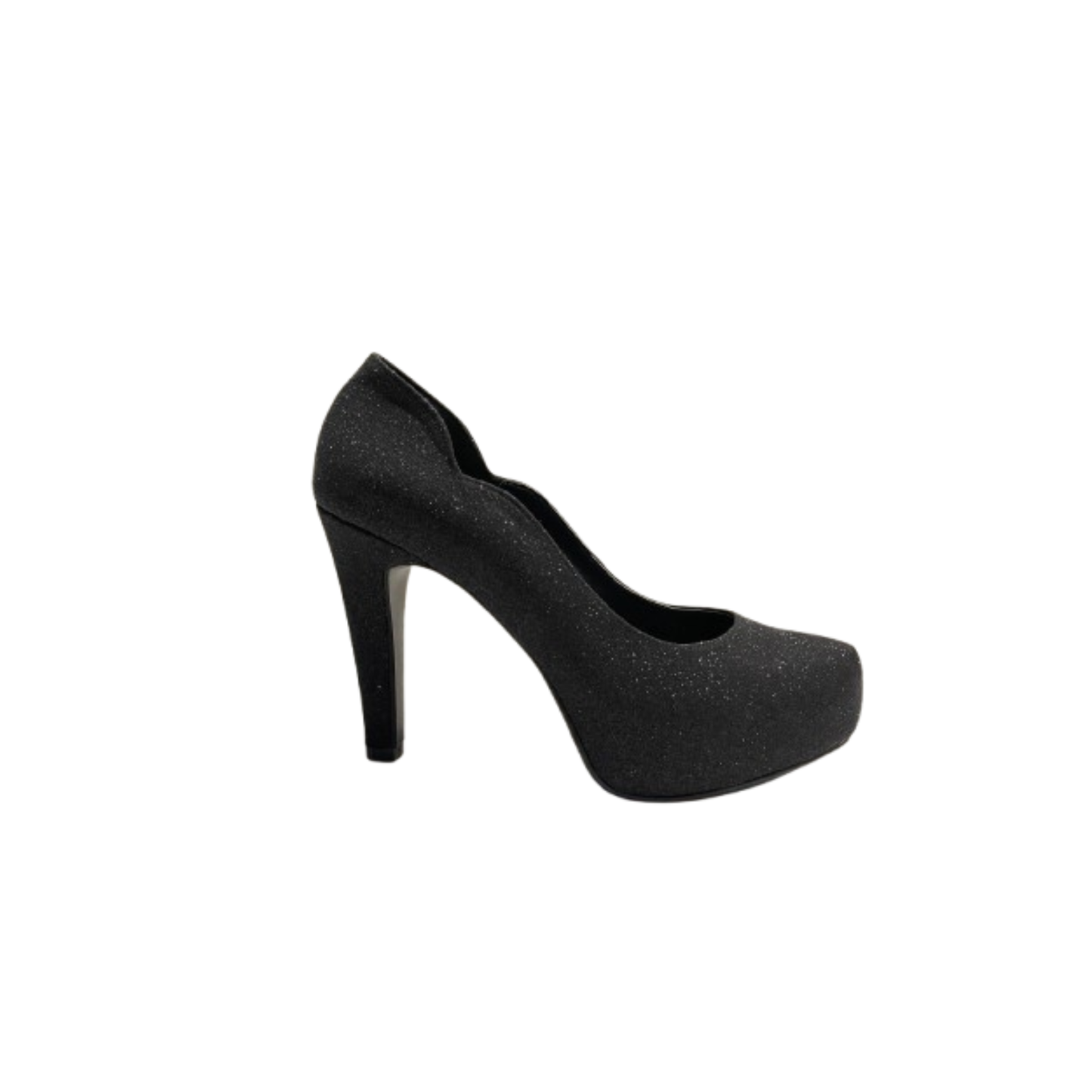 Aurora Scallop - Cut Heels by Intansuri - Black