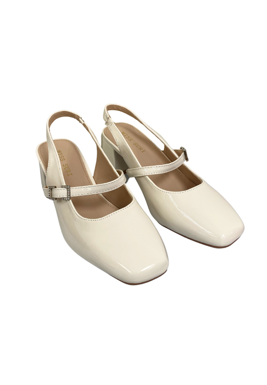 Marie heels by Miss Suri - Off-white