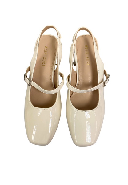 Marie heels by Miss Suri - Off-white