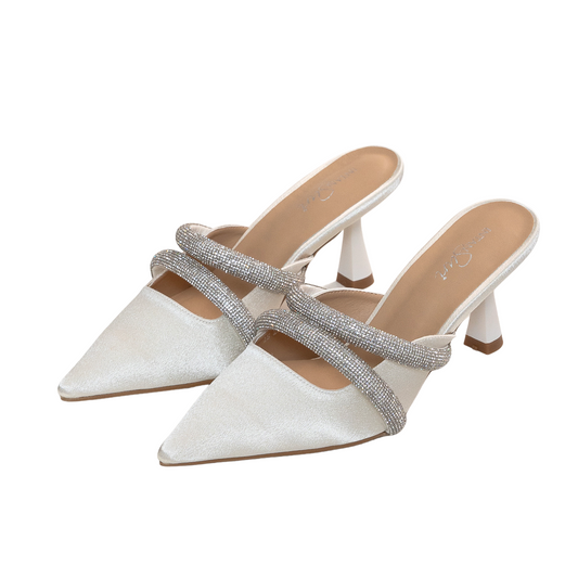Lyla heels by IntanSuri - White