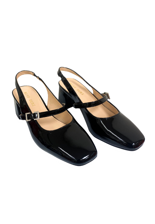 Marie heels by Miss Suri - Black