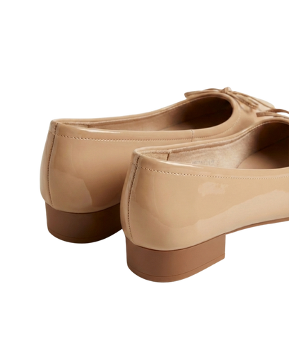 Dolly Dreams Bow Flat by Miss Suri- Nude