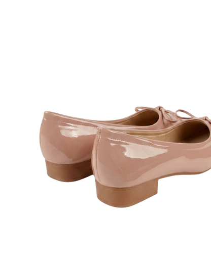 Dolly Dreams Bow Flat by Miss Suri- Pink