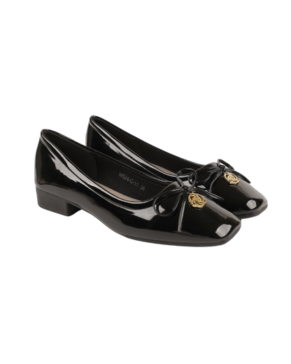 Dolly Dreams Bow Flat by Miss Suri- Maroon