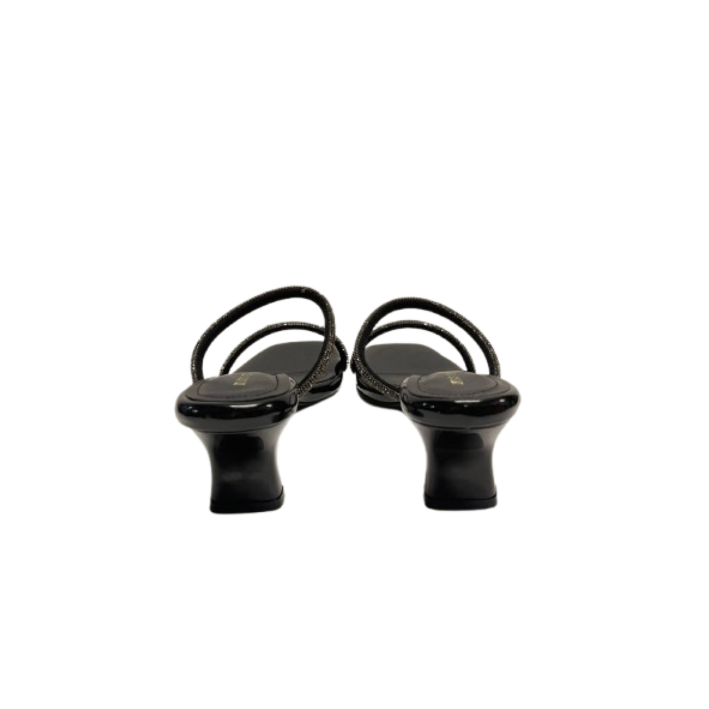 Amber Glitter Heel by Intansuri- Black