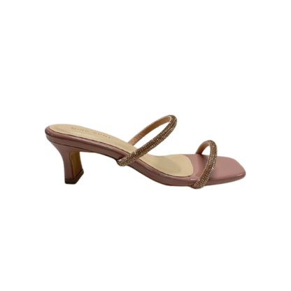 Amber Glitter Heel by Intansuri - Pink