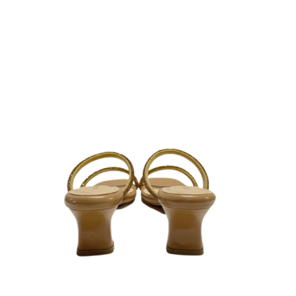 Amber Glitter Heel by Intansuri - Brown