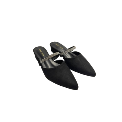 Glam Strap Mules by Miss Suri - Maroon