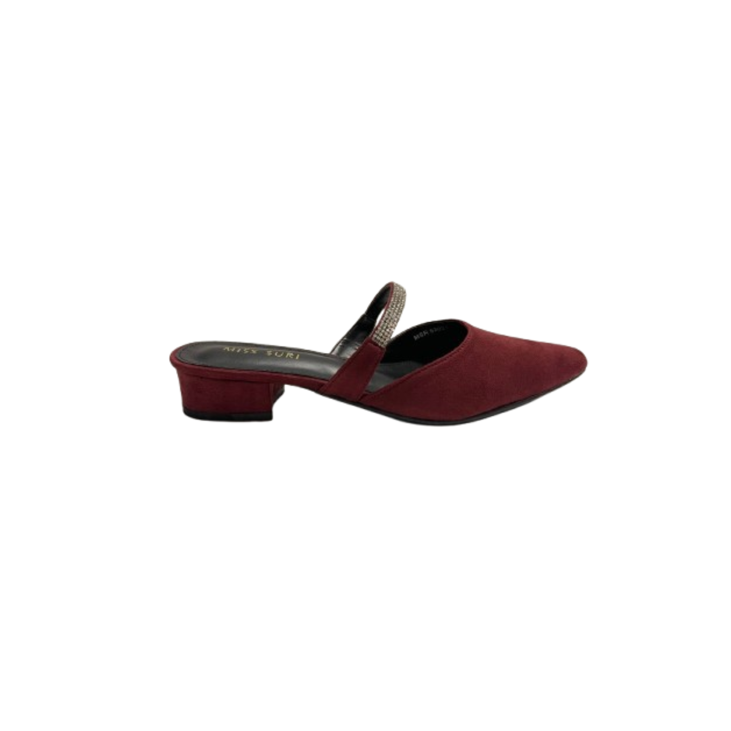 Glam Strap Mules by Miss Suri - Maroon