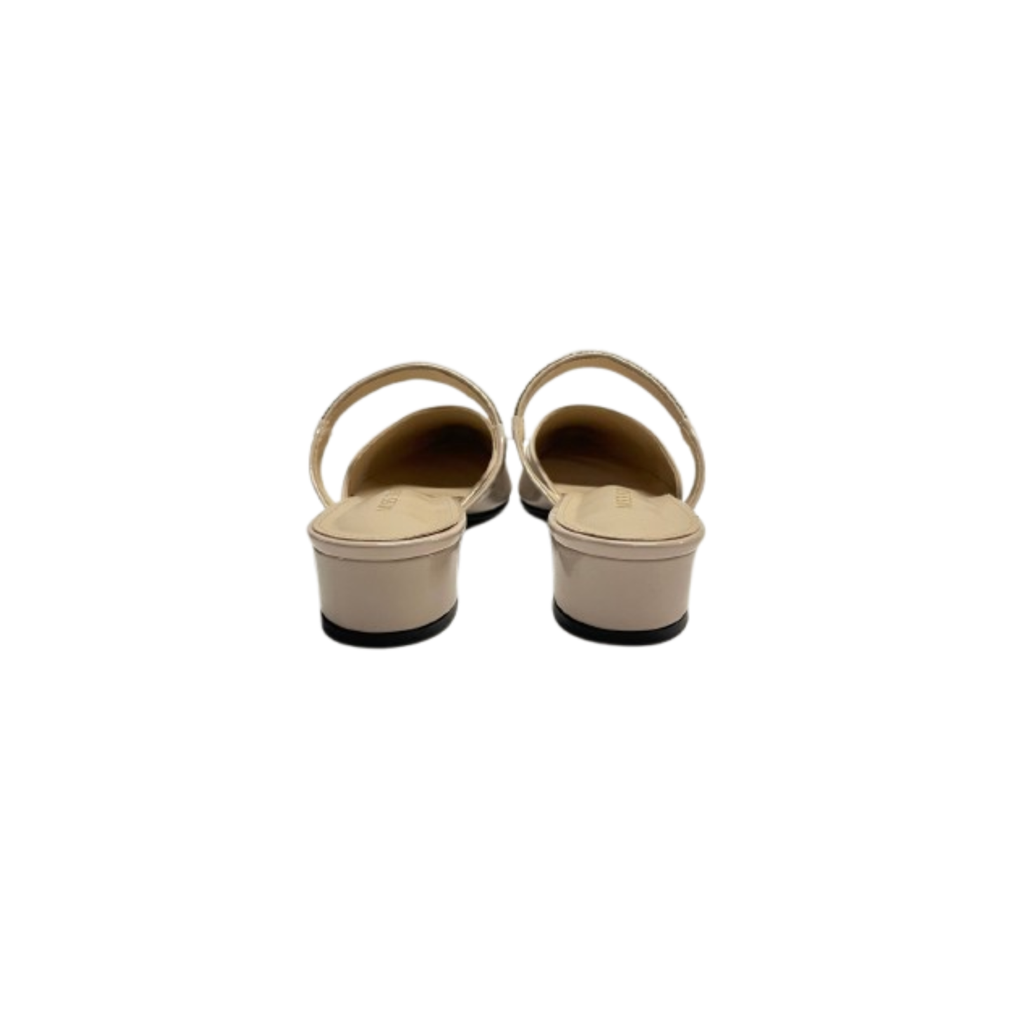 Glam Strap Mules by Miss Suri - Beige