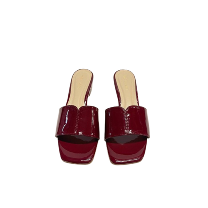 Suri Gloss Step Shoes by Miss Suri- Red