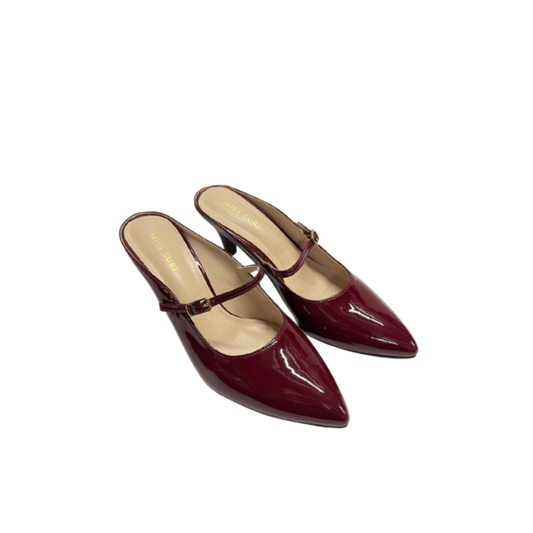 Classic Gloss Heels by Miss Suri - Maroon