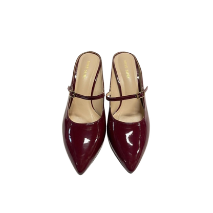 Classic Gloss Heels by Miss Suri - Maroon