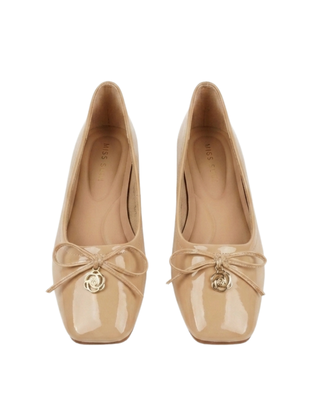 Dolly Dreams Bow Flat by Miss Suri- Nude