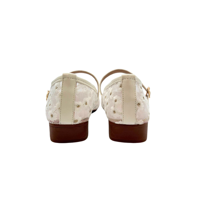 Della Ballet Flats - White