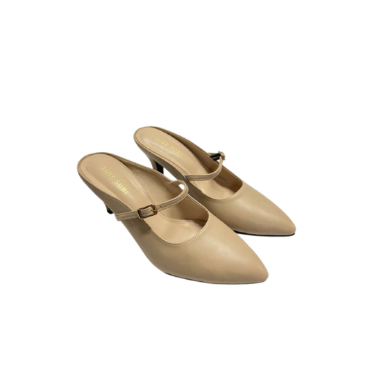 Classic Gloss Heels by Miss Suri - Beige