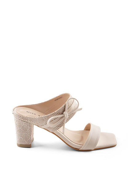 The Alora Ribbon Heels by Miss Suri - Black