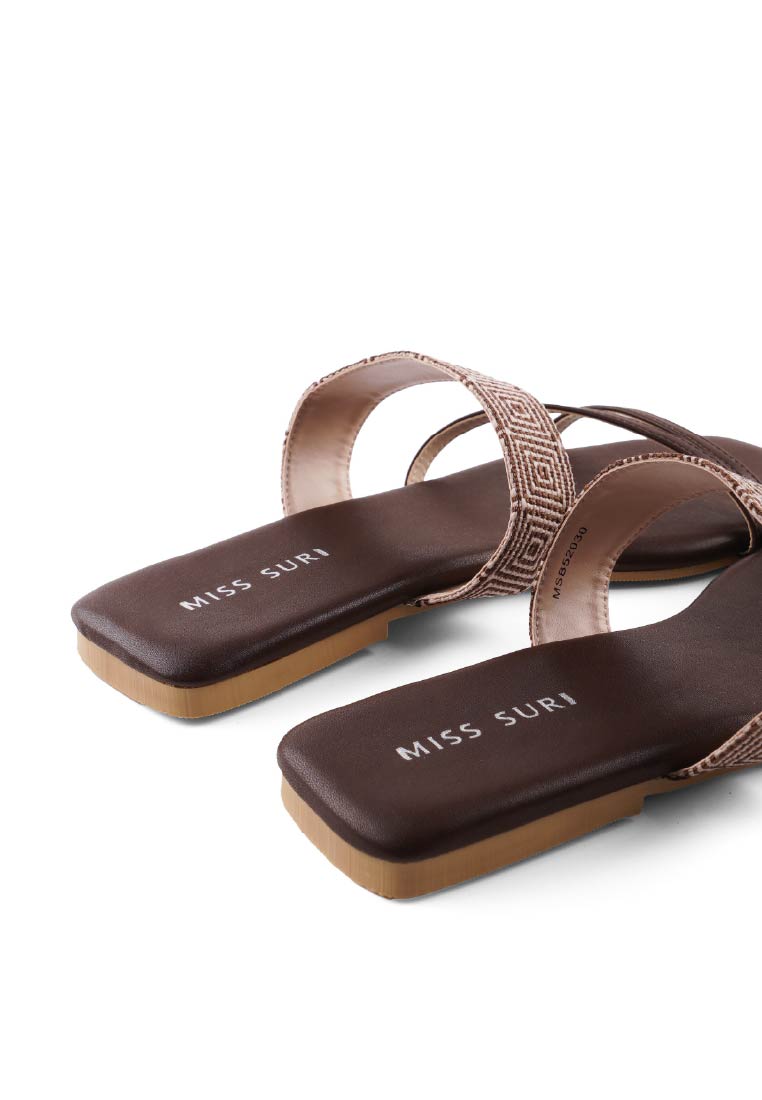 Alea Square Strap by Miss Suri - Brown
