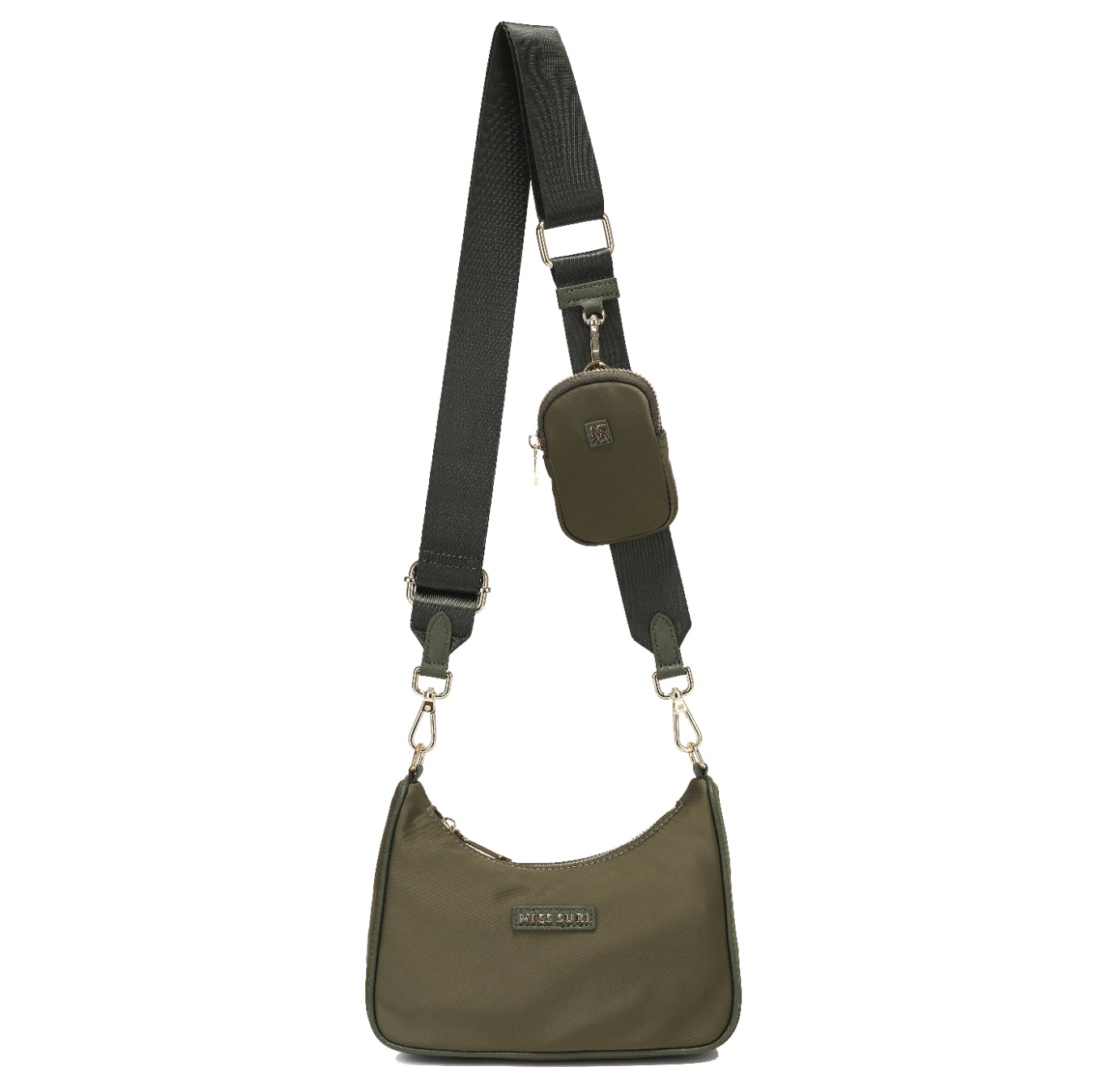 Ruby sling bag by Miss Suri - Army Green