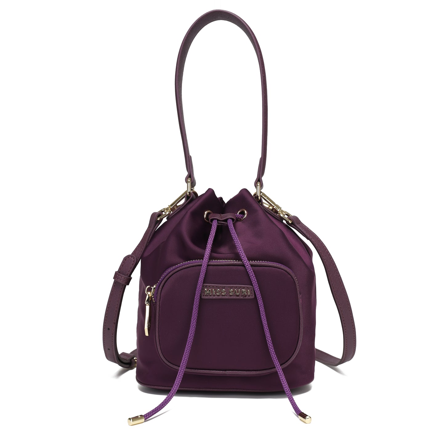 Rennie bucket bag by Miss Suri - Purple