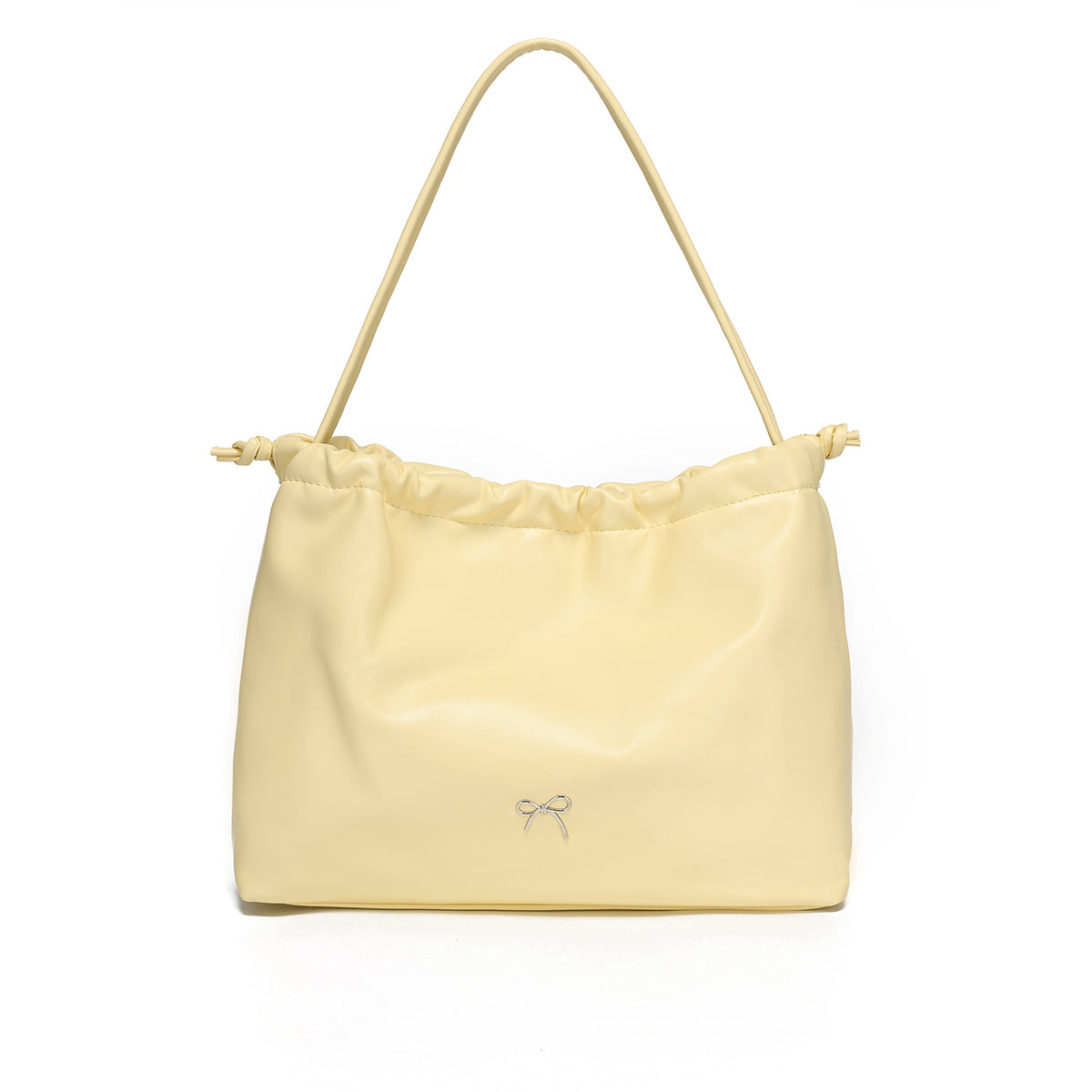 Drawstring Tote bag by Miss Suri - Yellow