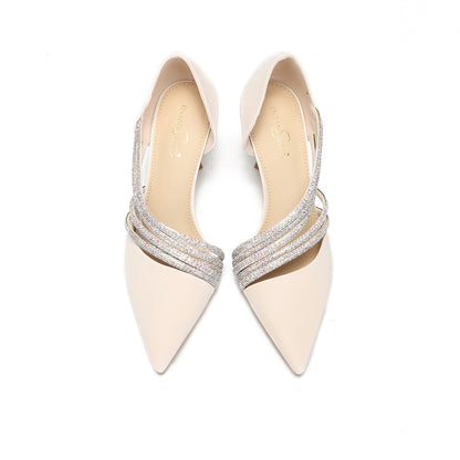 Tessa heels by IntanSuri - white