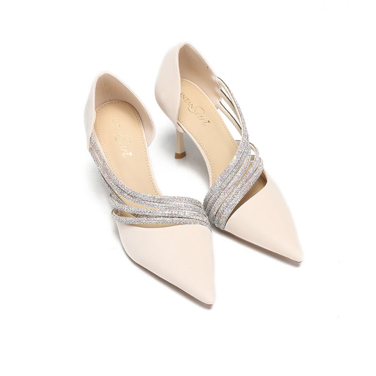 Tessa heels by IntanSuri - white