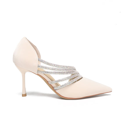Tessa heels by IntanSuri - white