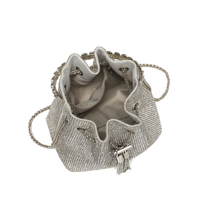 Silver dinner bag by IntanSuri
