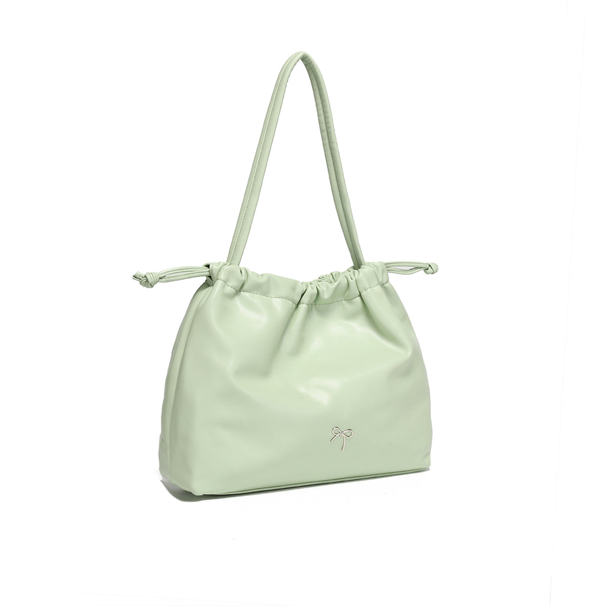 Drawstring Tote bag by Miss Suri - Green