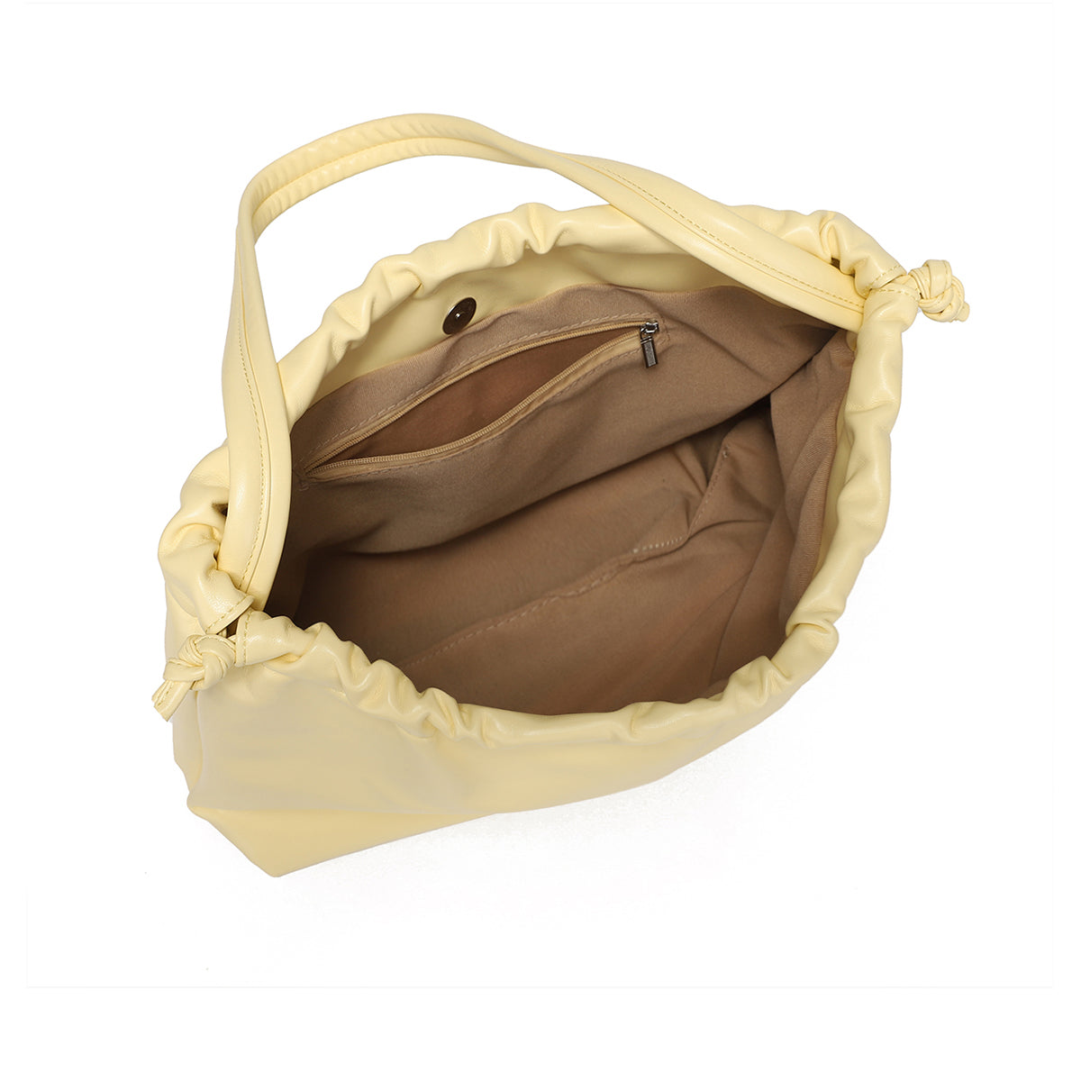 Drawstring Tote bag by Miss Suri - Yellow