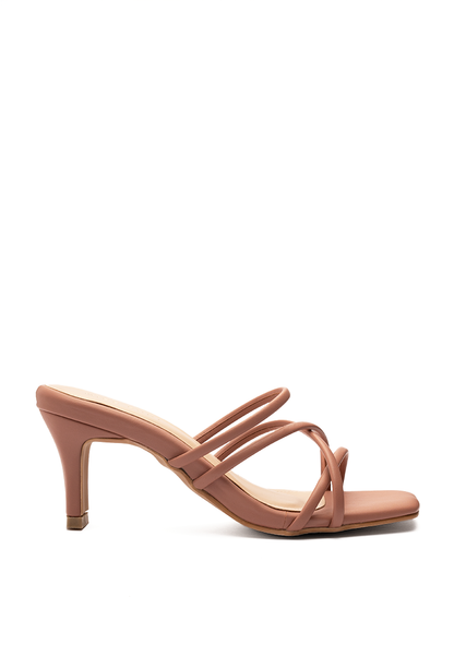 Strappy Heels by Miss Suri - pink