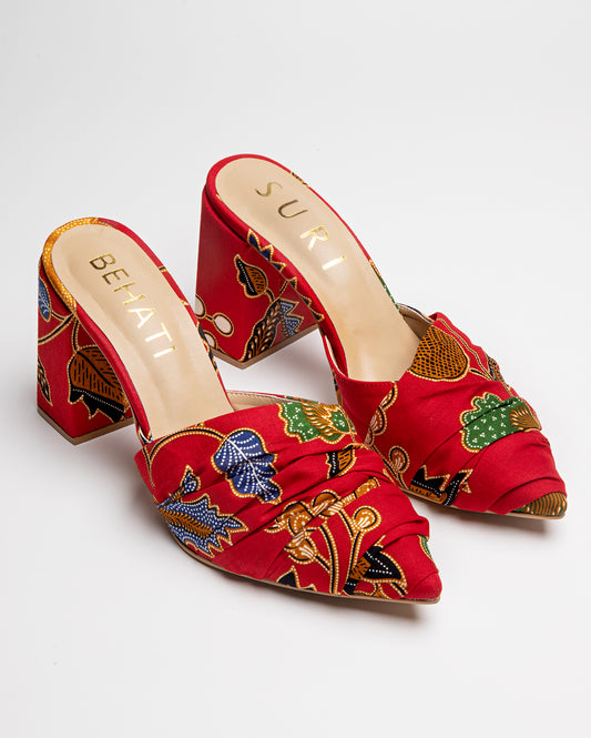 Batik Block Heel - BEHATI x SURI